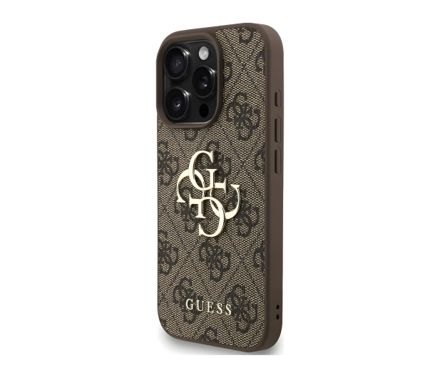 Guess 4G Strap 4G Classic Logo do iPhone 16 Pro brązowy - 1365502 - zdjęcie 2